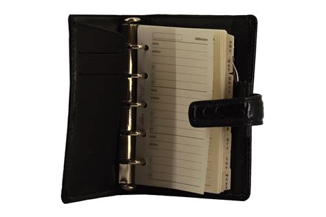 filofax mini organiser.